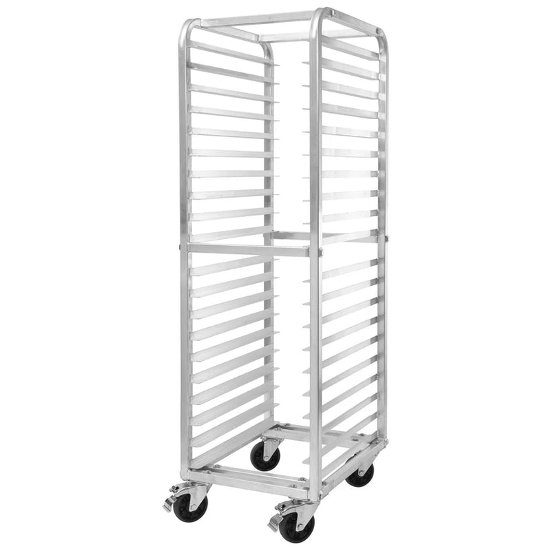 Winco AWRK-20HBK Heavy-Duty 20-Tier End-Load Sheet Pan Rack