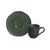 Porto Brasil Coffee Cup With Saucer Stoneware Greenery ( Case of 12)