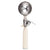 Vollrath 47141 Jacob's Pride® 3 ¼-ounce one-piece thumb disher with ivory handle