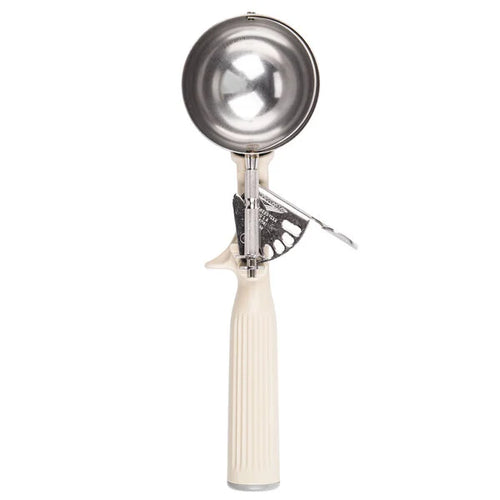 Vollrath 47141 Jacob's Pride® 3 ¼-ounce one-piece thumb disher with ivory handle