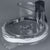 Waring WFP16S3A 4 Qt. Batch Bowl Cover with Feed Chute for use with WFP16S, WFP16SCD