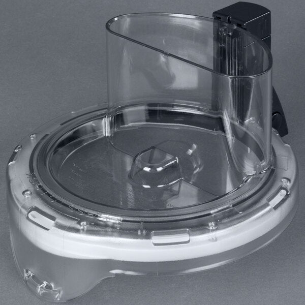 Waring WFP16S3A 4 Qt. Batch Bowl Cover with Feed Chute for use with WFP16S, WFP16SCD