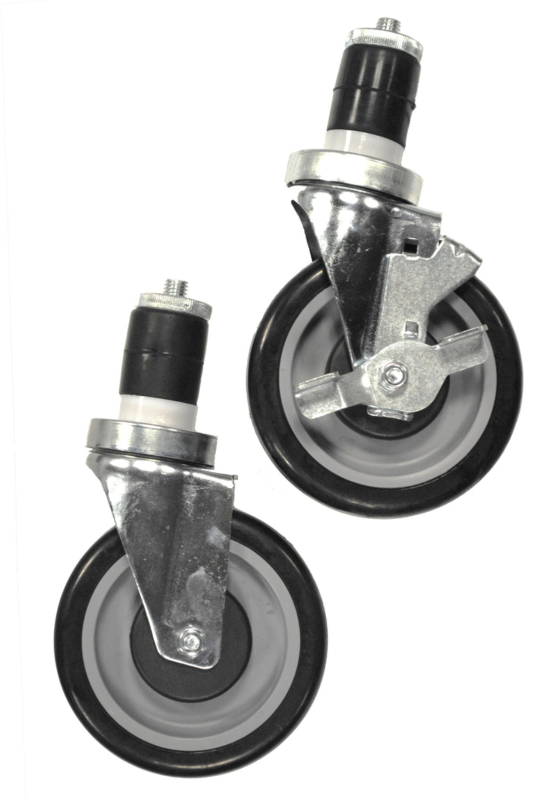 Serv-Ware 5" Wheel Casters with 1-5/8" Insert