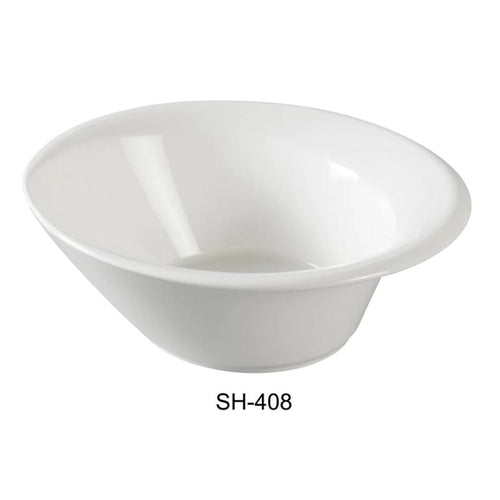 Yanco SH-408 Shanghai 8″ Salad Bowl, 18 oz Capacity, China, Bone White (2 Dz)