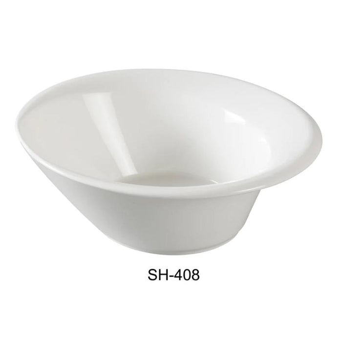 Yanco SH-408 Shanghai 8″ Salad Bowl, 18 oz Capacity, China, Bone White (3Dz)