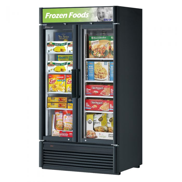 Turbo Air Super Deluxe glass door freezer TGF-35SD-N,Two-section
