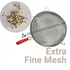 Tea Strainer - Fine Double Mesh