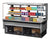 Turbo Air TOM-72L-UFD-S-3SI-N Drop-In Horizontal Open Display Case, 23.4 cu. ft.