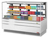 Turbo Air TOM-72L-UFD-W(B)-3S-N Horizontal Open Display Merchandiser, 23.4 cu. ft.
