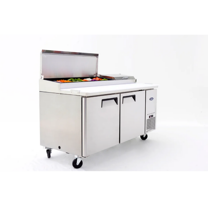 ATOSA MPF8202GR — 67″ Refrigerated Pizza Prep. Table