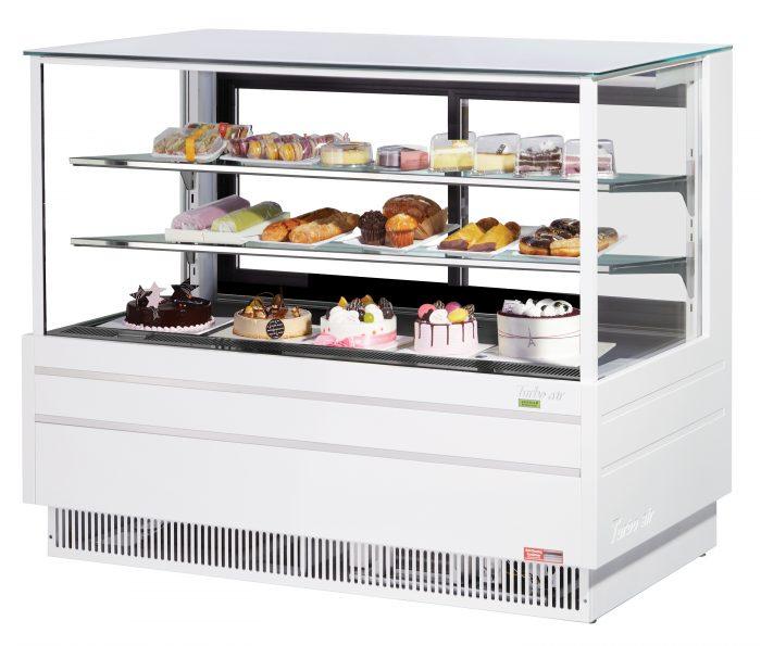 Turbo Air TCGB-60UF-W(B)-N Display cases, Straight front bakery cases, 19.4 cu. ft.