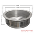 Heavy Duty 10 mm Aluminum Biryani Lagan Brazier - Available in different sizes - #13 qts (15" D x 5" H)
