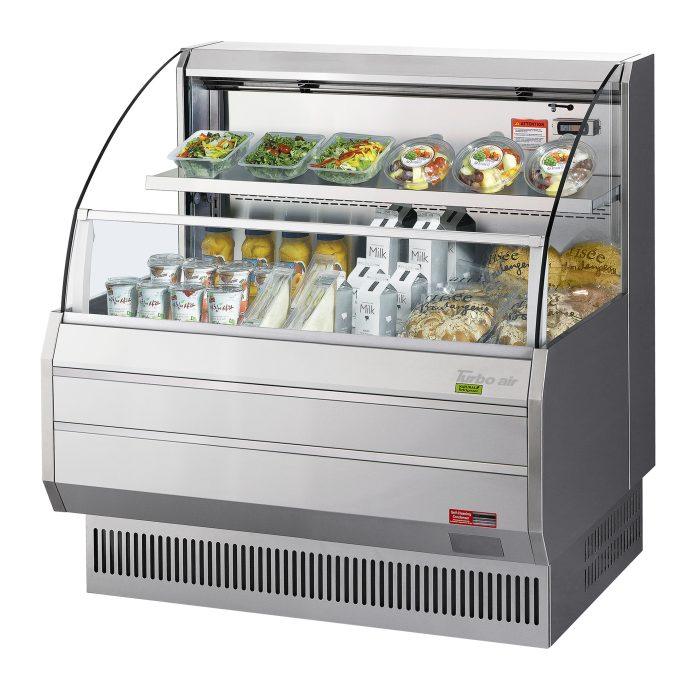 Turbo Air TOM-40LS-N Horizontal Open Display Merchandiser, 7.4 cu. ft.