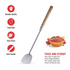 S.S. MIXING PADDLE/ PALTA WITH WOODEN HANDLE,  Available in 15, 20, 25,30,35, 40, 45 & 50" length