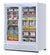 Turbo Air TJMF-55SDW(B)-N Super Deluxe Glass Merchandiser Freezer, two-section, 60 cu. ft.
