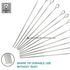 Stainless Steel Skewers Closed-hook in Multiple Sizes - 12", 15", 18",21",24" length