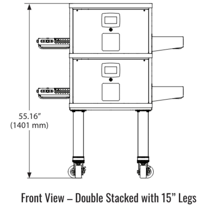 Middleby Marshall DZ26T CTX Infrared Conveyor Oven - Single/Double/Triple Stack options Available