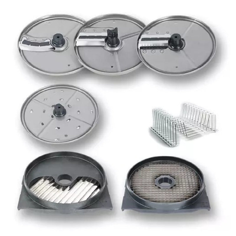 Sammic “Taco Burger” 6 Disc Package – Compact Line Commercial Vegetable Processor Disc Set