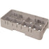 Cambro Camrack® 8-Compartment 6 7/8" Half Size Glass Rack with 3 Extenders
