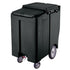 Cambro Ice Caddy 200 lb Towable Ice Transport Cart with Large Wheels and Swivel Casters