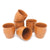 Ceramic Reusable Tea Kullad Cup with Lines - 8oz (Price per dz)