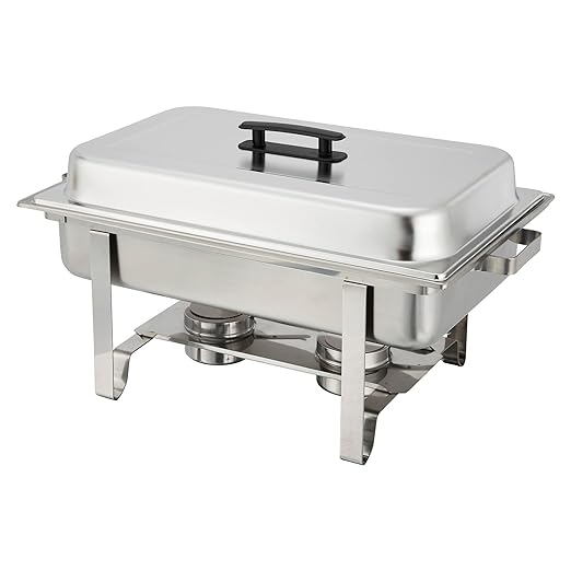 Winco C-3080B Newburg 8qt Full-size Chafer, S/S (Price/Set)