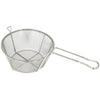 FBRS SERIES- Nickel Plated 6mm Wire Mesh Round Fry Baskets by Winco