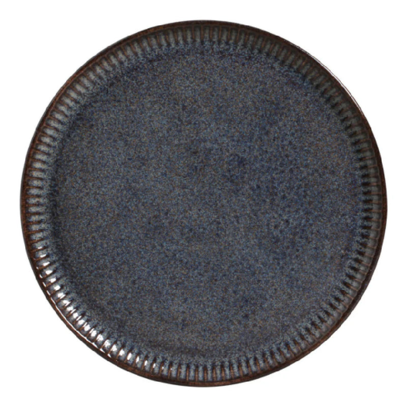 Porto Brasil Linhas Plates Stoneware Titanium  ( Case of 12)