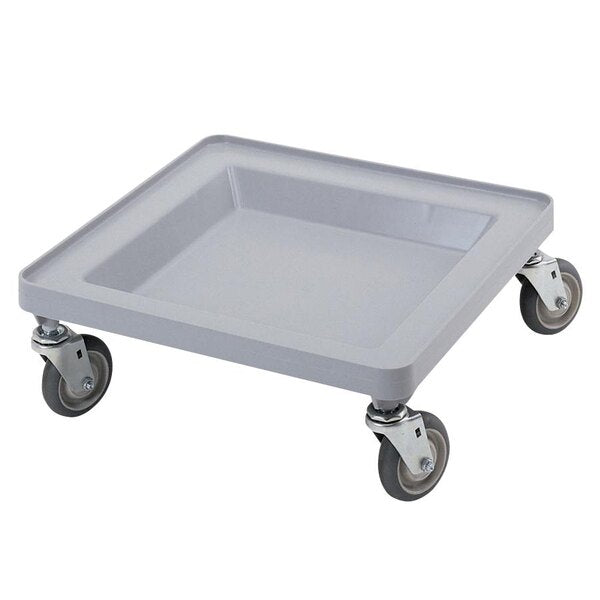 Cambro Camdolly for Full Size Camracks Heavy Duty Dish Rack Dolly Gray