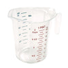 Winco PMCP-50 1 Pint Polycarbonate Measuring Cup