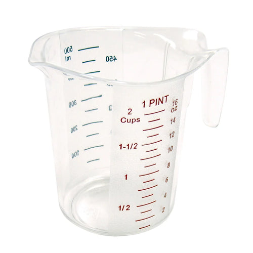Winco PMCP-50 1 Pint Polycarbonate Measuring Cup