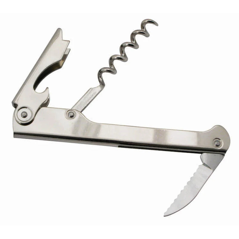 Winco CO-711 Economy Stainless Steel Waiter's Corkscrew
