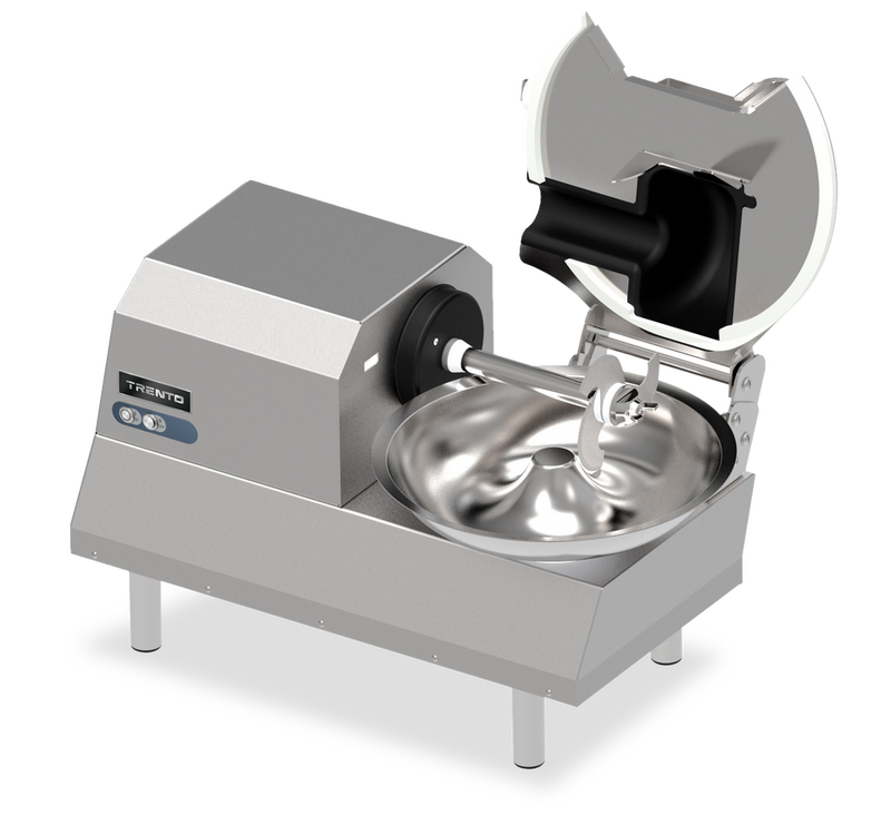 Omcan FP-IT-0006 Trento 8 qt/10 lb Commercial Electric Bowl Cutter – 1 HP, 120 V