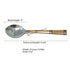 Mirror Polished 18/0 Stainless Steel Tea Spoons with Bamboo Accent – Copper Finish