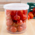 Cambro Clear Round Plastic Crock with Lid
