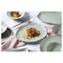 Porto Brasil Organic Deep Oval Platter 21.97" Stoneware Pistache ( Case of 12)
