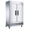 Dukers D47ER 2-Door Commercial Refrigerator – Compact Stainless Steel Reach-In Cooler for Restaurants & Kitchens