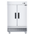 Dukers D47EF 2-Door Commercial Freezer – Compact Stainless Steel Reach-In Freezer for Restaurants & Foodservice