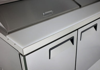 ATOSA MSF8308GR-NTCV — 72″ Refrigerated Mega Top Sandwich Prep. Table with Night Covers