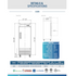 Dukers Reach-Ins Refrigerator D28R Single Door Commercial Refrigerator in Stainless Steel