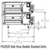 Middleby Marshall PS2020 Gas Countertop Conveyor Oven - Single/Double/Triple Stack options Available
