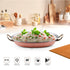 Double-wall copper steel dish for serving curries and rice