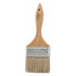 Winco Flat Pastry & Basting Brushes with Natural Boar Bristles and Wooden Handles