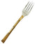Copper & Stainless Steel Forks – Bamboo Design Flatware Set (Price per Dozen)