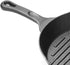 CAGP Series FireIron Round Cast Iron Grill Pan with Helper Handle by Winco