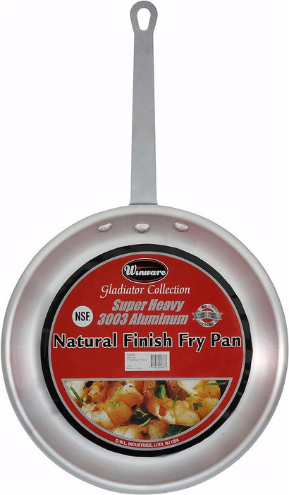 Gladiator, Aluminum Fry Pan -7in. dia. Natural Finish -by Winco