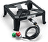 SA1730 : COOKAMP Propane Burner for Outdoor Cooking, 120,000 BTU Single 7" Round Burner, 16" Square Steel Cooktop！SA1730