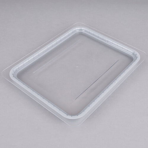 Cambro Camwear Half Size GripLid Food Pan Lid Clear ( Case of 6 )
