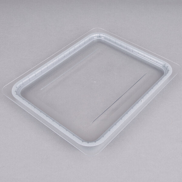 Cambro Camwear Half Size GripLid Food Pan Lid Clear ( Case of 6 )
