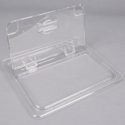 Cambro Camwear Half Size FlipLid Food Pan Lid Clear ( Case of 6 )